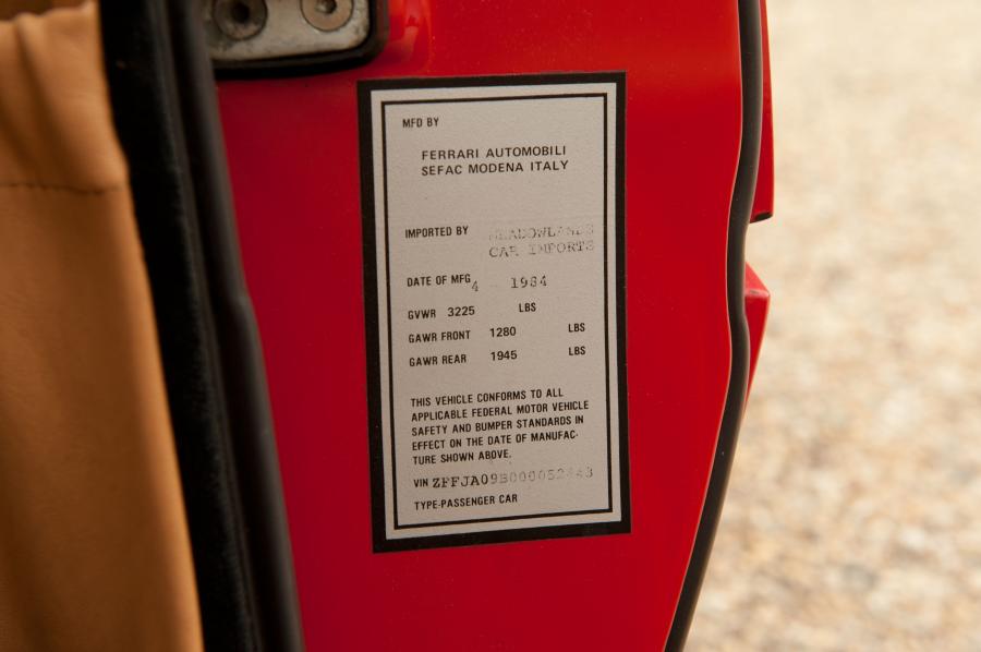  Ferrari 512 BBi 1984 года  (фото 41 из 45)